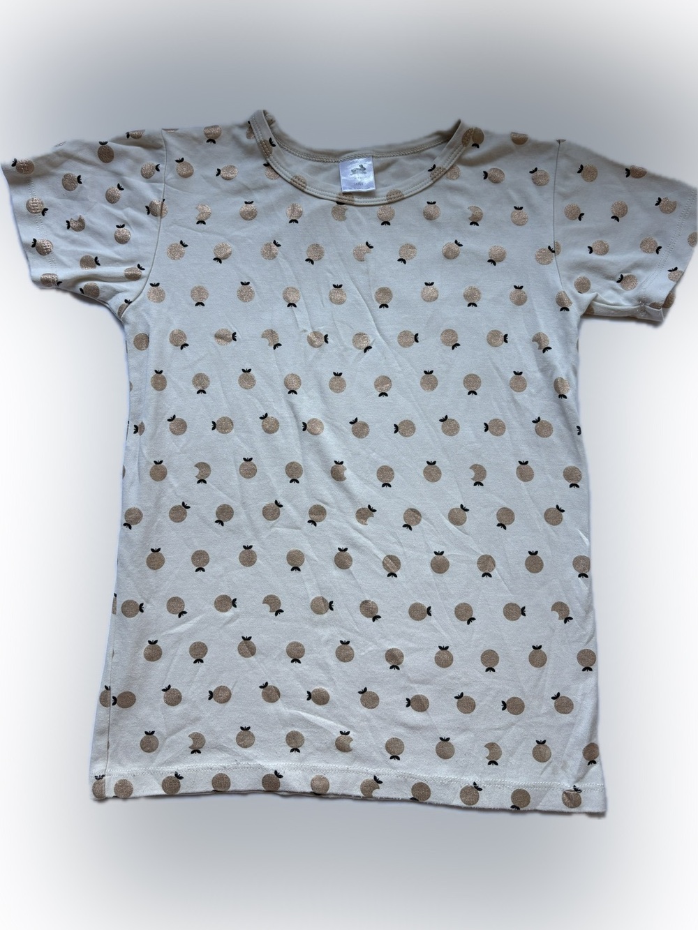 ✨ Little & Lively Kids Bamboo Short-Sleeve Tee - Golden Apples ✨